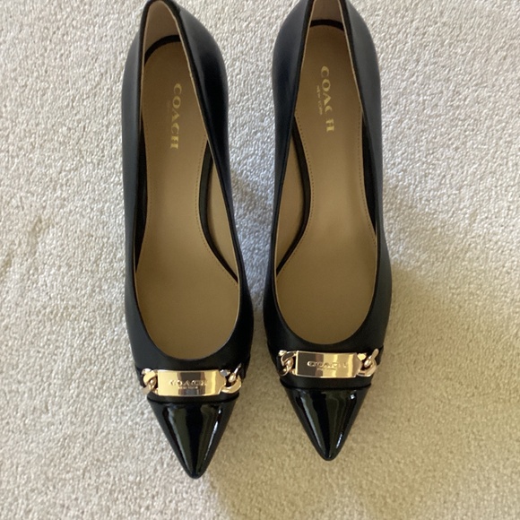 New, Classic Never Worn Coach Heel Shoes - Picture 1 of 5